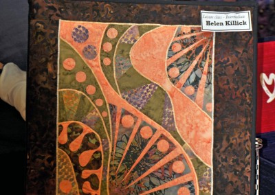 Helen K's  book cover using Gloria Loughman technique