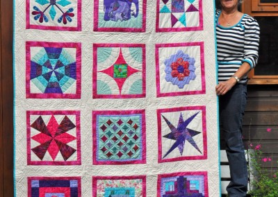 Bronwen Finished quilt