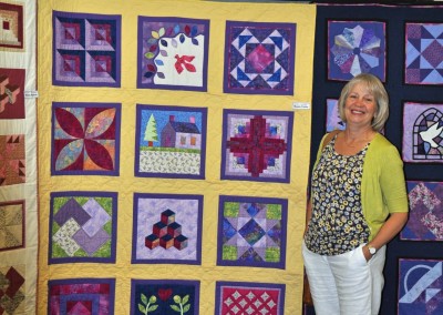 Wendy & completed quilt