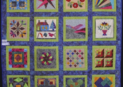 Sue's completed quilt