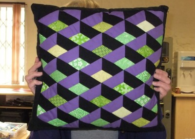 Antje's English pieced cushion