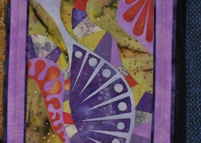 Arlene L.  loose bk cover using Gloria Loughman technique