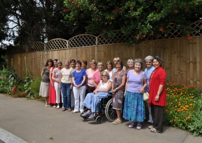 2011 L-R Lynne, Theresa, Judy, Janet, Anthea, Heather, Sue, Hazel, Denise M, Margaret, Julia, Audrey, Sue, Elizabeth, Carole, Helen, Anne-M