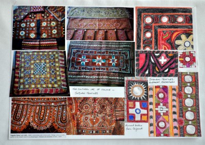 Source pictures & sketches - Indian textiles