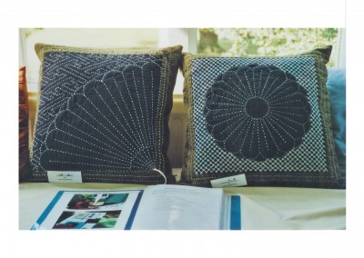 Sue W. Sashiko cushions