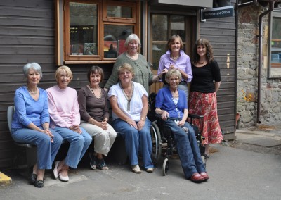 2010 L-R Jenny, Audrey, Sue, Hazel, Dorothy & Ann, Anthea, Lynne (standing)