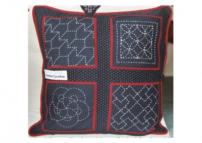 Isobel J. Sashiko cushion