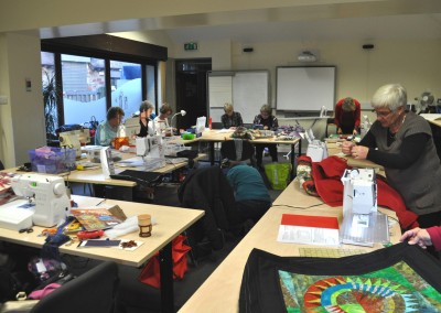 The classroom inside