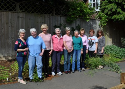 6. 2015 L-R Bronwen, Elizabeth, Ros, Joan, Grace, Janet, Lis, Clare, Lynne