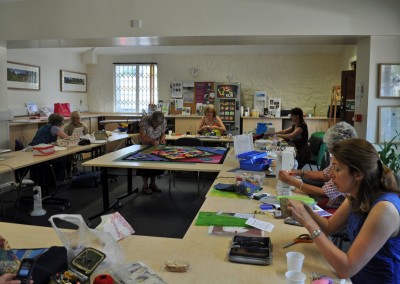 The classroom inside