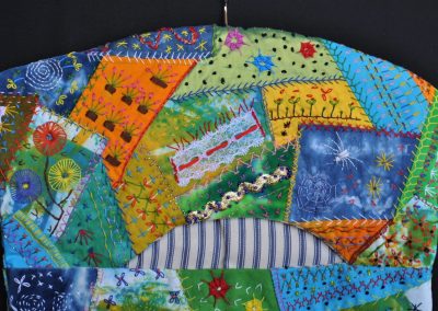 2. Sue N. Design for a pegbag in Crazy Patchwork 4