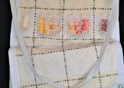 7. Jenny S. with pockets for holding threads