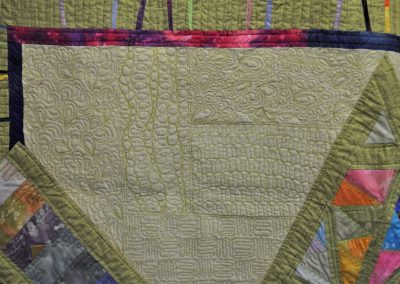 Amanda R. 27. Close up of quilting