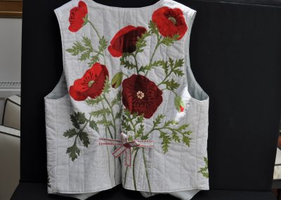 Ruth C. 7. Completed waistcoat